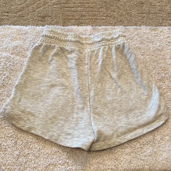 Light Gray H&M Knit Shorts with Drawstring Waist - Picture 4 of 4